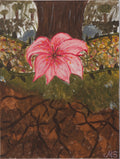 Original Gemälde ,,Flower portal"- Handgemachtes Unikat